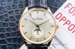 Swiss Grade Copy Jaeger-LeCoultre Master Ultra Thin Moon Wristwatch Silver Face